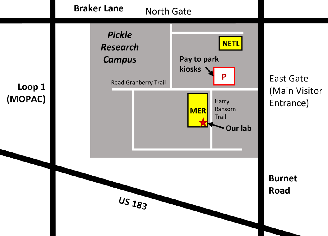 Map of Pickle Research Campus