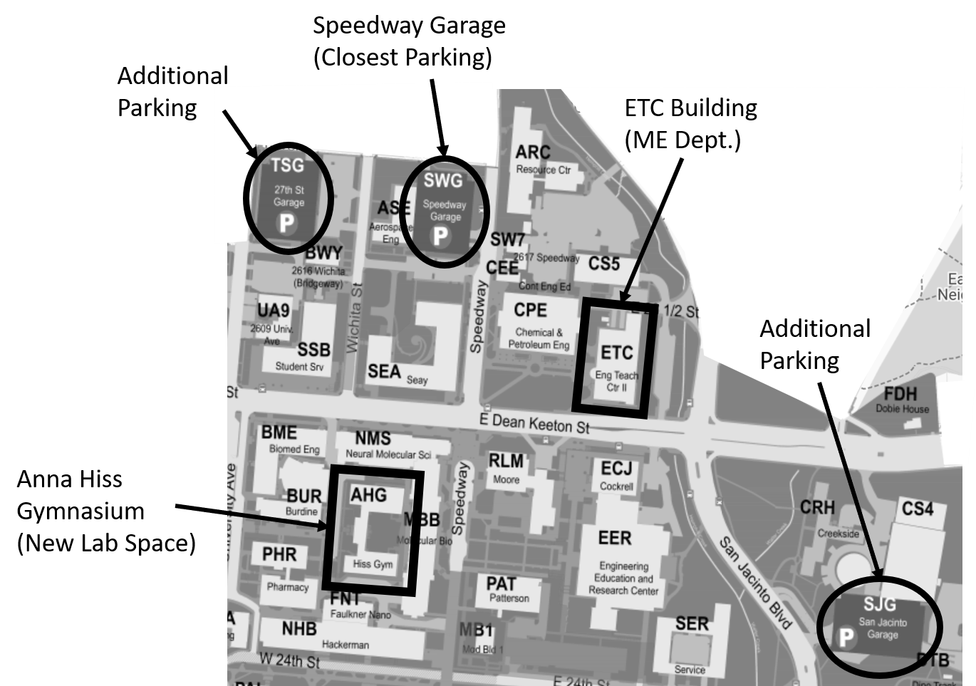 Utd Campus Map